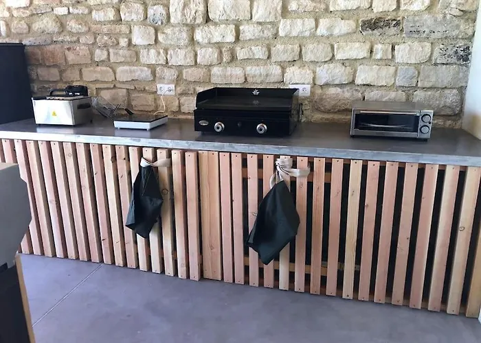 فندق Mas Piralet Ardeche En Pierre Piscine 6*12 Pool House Equipe *